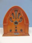 07r-2001 Randix Vintage Collectors Edition Radio Wooden Cathedral Style 07r-2001 Randix Vintage Collectors Edition Radio Wooden Cathedral Style