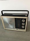 1404hb Commodore Vintage Portable Radio Solid State Am Fm Police Air