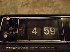 1r1783 Magnavox Vintage Flip Model Digital Clock Radio Alarm Amfm