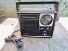 2418 Sears Vtg Transistor Am Fm Radio Rare Vg