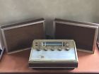 38r98 Arvin Vintage Stereo Speakers Solid State Stereophonic Model
