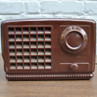 4-a-69 Firestone Rare Radio Receiver Antique Vintage Bakelite Tube