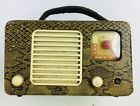5028-a Trav Ler Vintage Snakeskin Tube Radio Model 5028-a Trav Ler Vintage Snakeskin Tube Radio Model