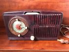 515f Ge Vinta Neral Electric Clock Radio Model Working