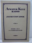 55-f Atwater Kent Radio Model Instruction Book Excellent Condition Complete