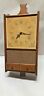 6025 Sears Vintage Silverstone Wall Clock Radio Solid State Maple Cabinet