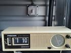 61620137 Precor Vintage Model Flip Number Mid Century Clock Radio