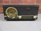63c321 Unique Mid Century Clock Radio Restored 63c321 Unique Mid Century Clock Radio Restored