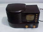 6d312 Zenith Antique Radio Bakelite Tower