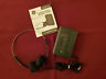 7-1637 Ge Stereo Headset Radio Model Portable Lightweight Belt Clip