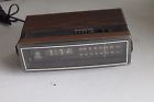 7-4305c General Electric Vintage Ge Flip Number Model Clock Radio As