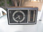 7-4501a Ge Vinta Neral Electric Analog Clock Radio Walnut Grain
