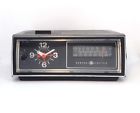 7-4545b General Electric Vtge Ge Radio Alarm Clock Walnut Grain Finish