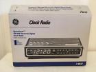 7-4612 Ge Vtg New Red Numerals Clock Radio Spacesaver