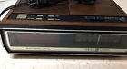 7-4635a Ge Vinta Clock Radio Model Alarm Snooze Wood Grain Tested