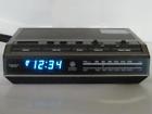 7-4642a Ge Vinta Neral Electric Blue Fluorescent Digital Clock Radio