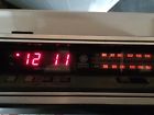 7-4650d Ge Vinta Electric Alarm Clock Radio Wood Grain Works