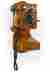 70035 Retro Vintage Telephone Wall Mount Phone Country Kitchen Antique Wood Decor Home 705363370035