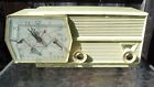 8-c-6m Rca Victor Vintage Model Tube Am Clock Radio For Parts