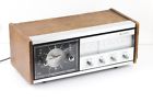 8fc-65w Sony Vintage Clock Radio Transistor Solid State Wood Case Works