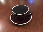 985362 Vtg Coffee Cup Mug Radio With Saucer Tested And Works