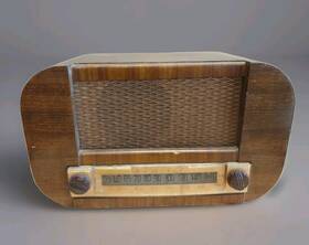 6t11-5b1 Admiral Vintage Super Aeroscope Radio With Built In Antenna Model Works