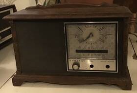 Crf-141 Admiral Vintage Solid State Radio Model Usa Made