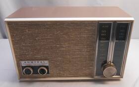 Y3627n Admiral Vintage Am/fm Tube Radio Japan 1960s Video Working