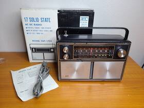 Fap-1704 Aitc Rare Vintage 1960s Solid State Radio Fap 1704 Original Box Tested Works