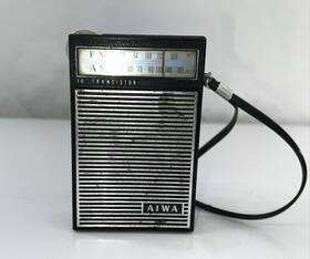 Ar-125 Aiwa Fm/am 10 Transistor Radio Japan Needs Serviced 60s Cool Working
