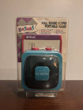 Ks-125 Alaron Kool Shades Vintage Full Sound Am/fm Portable Radio Brand New Sealed
