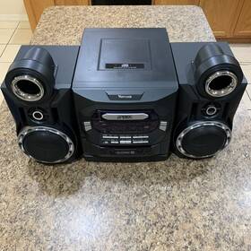 Alco-venturer Cd2088 5cd Disc Changer With Cd Storage X-bass 2 Speakers - Vintage And Rare