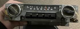 14mr Amc 1961 Rambler Am Push Button Radio Rebel Ambassador Untested