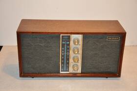 Wf-25 Amc Solid State Twin Speakers Am/fm Tabletop Radio Made In Japan Tested Wf-25 Amc Solid State Twin Speakers Am/fm Tabletop Radio Made In Japan Tested