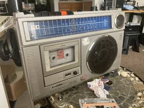 Fk-601 Amesn Vintage Two Way Cassette Radio Boombox Works