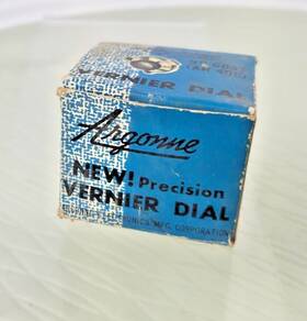 99-6031 Argonne Vintage Precision Vernier Dial 36 1 Inch Model Japan Nos Radio E