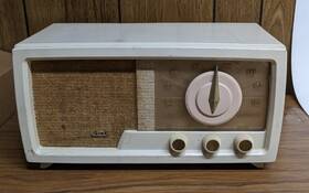 760t Arvin Vintage Tube Radio Cream Mcm - For Parts/repair