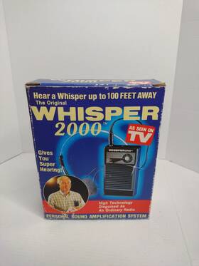 Ws2000 As Seen On Tv Whispertv 2000 Personal Sound Amplification System Opened Box
