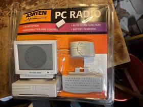 Pc-2000 Ashten Products Vintage Mini Pc Fm Auto Scan Radio Retro Computer Novelty