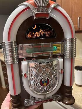 Audiosonic Jukebox 1939c Vintage Am/fm Radio Model Works Great