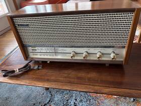 40837b Audition Vtg Af 950 Am Fm Sw 2 Speaker Radio Hi Fi Japan 7 Tube Works Vgc