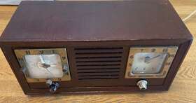Cl-164 Automatic Vintage Mcm 1950 S Radio Wood Case Am Tube Clock Model - Tested Cl-164 Automatic Vintage Mcm 1950 S Radio Wood Case Am Tube Clock Model - Tested