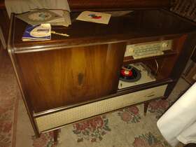 40203 Blaupunkt Rare Florida Model Radio Console Record Player Bar 1960/61