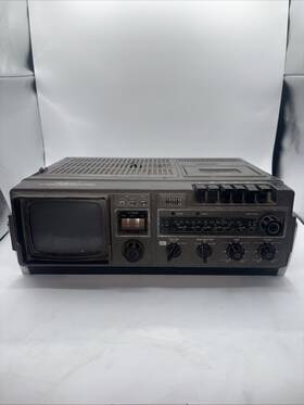 Crt-1800 Broksonic Crt-18 Vtg Rare Universal Tv - Radio Cassette Recorder For Parts Crt-1800 Broksonic Crt-18 Vtg Rare Universal Tv - Radio Cassette Recorder For Parts