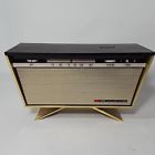 Bulova Rare Vintage Embassy Brass Transistor Clock Radio Cordless Mcm Bulova Rare Vintage Embassy Brass Transistor Clock Radio Cordless Mcm