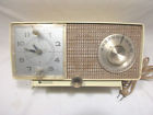 C-436e Ge Rare Vinta Neral Electric Clock Radio Model For Restoration