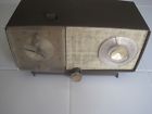 C-467b General Electric Vintage Clock Radio Nutmeg Color
