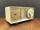 C15wk-32 Motorola Mid Century Modern White Alarm Clock Radio