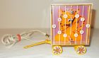 C3600a Ge Vinta Circus Wagon Clock Radio Yellow Train Leopard Alarm