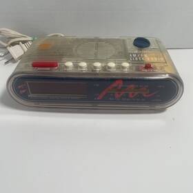 E110cx Centurion Vintage Clock Radio E110c Clear See Through Case